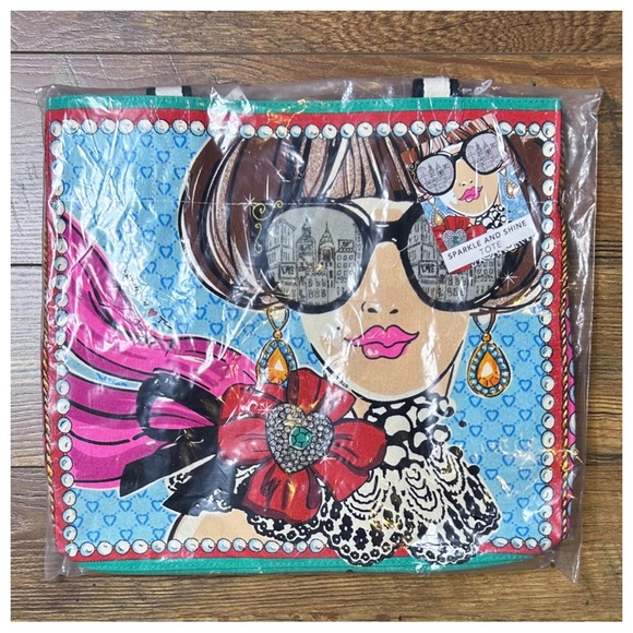 NWT Brighton Sparkle & Shine Tote - Picture 2 of 8